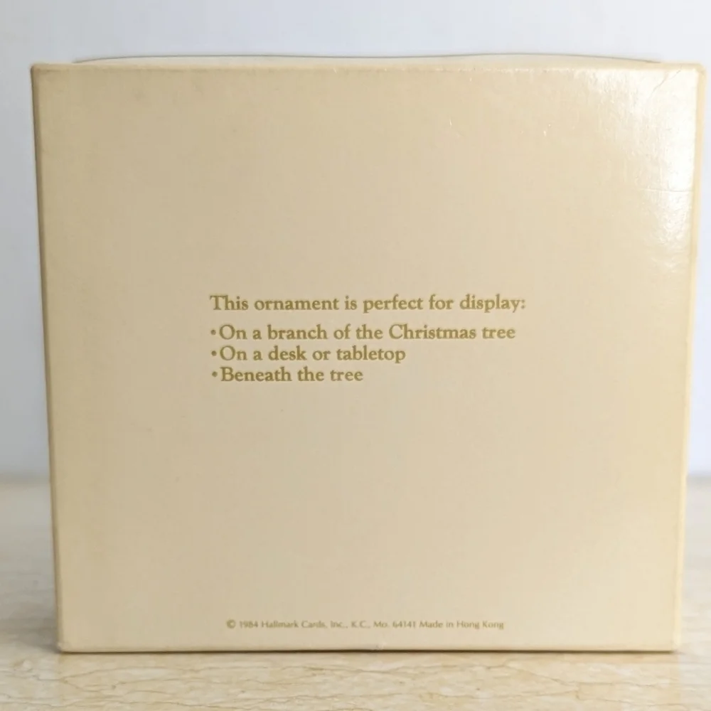 Vintage Hallmark Santa's Deliveries 1984 Collection #6 Christmas Ornament
